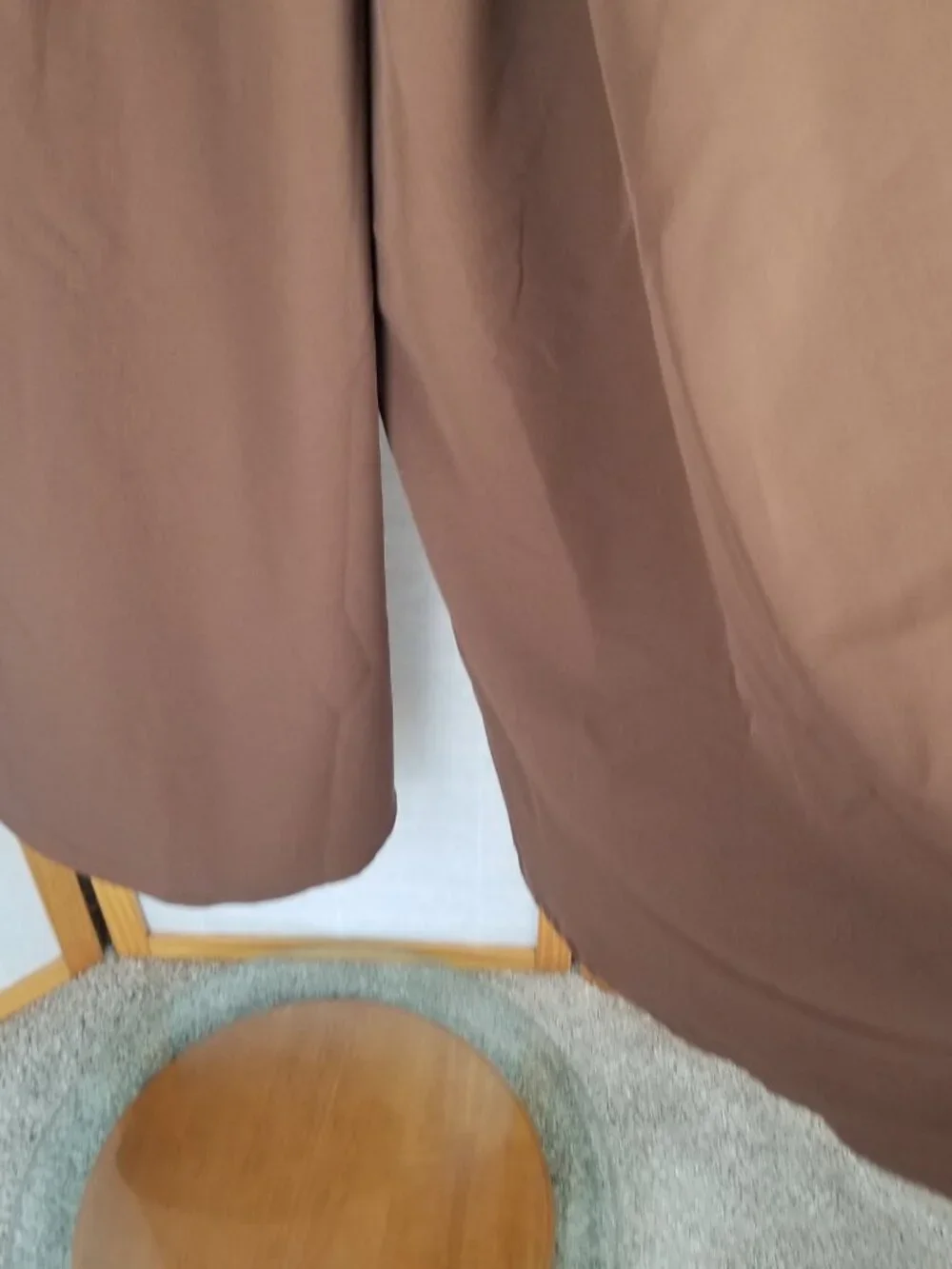 NEW Anthropologie Petra Christine Pants Brown Wide Leg Trousers Size Large NWT - Picture 8 of 10